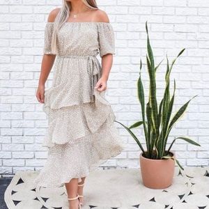 Off the shoulder dress